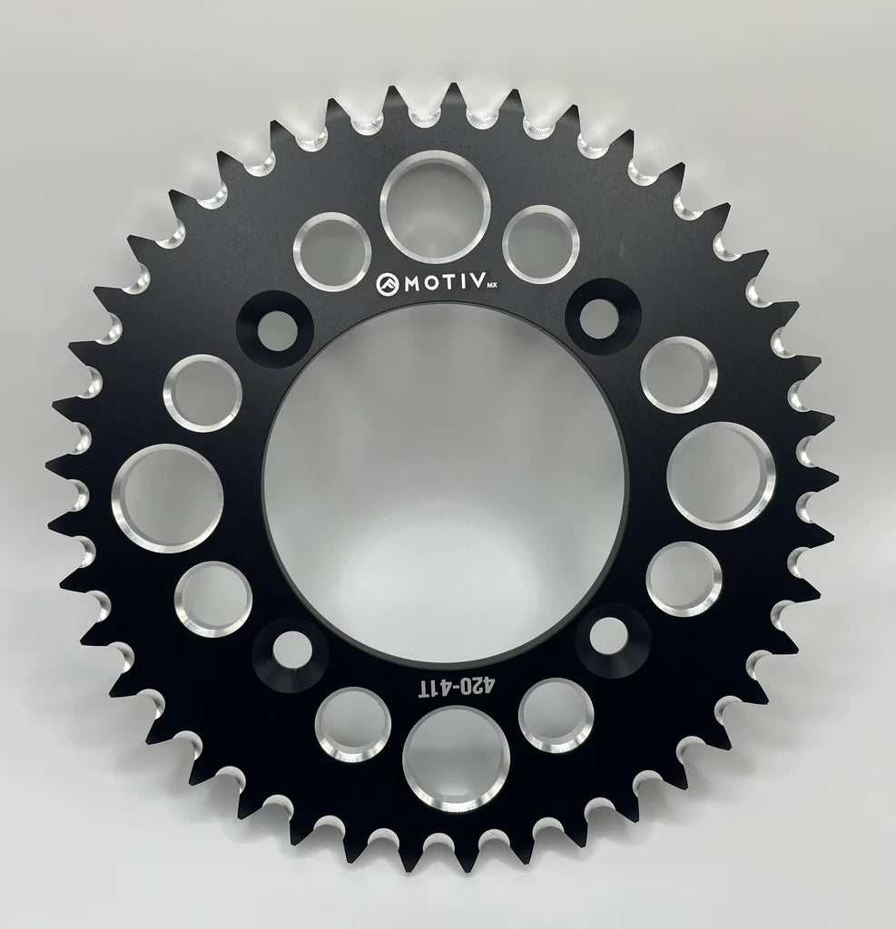 Billet Aluminum Rear Sprockets - Black or Red - CRF110 - Factory Minibikes