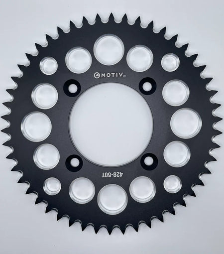 Billet Aluminum Rear Sprockets - Black or Red - CRF125 - Factory Minibikes