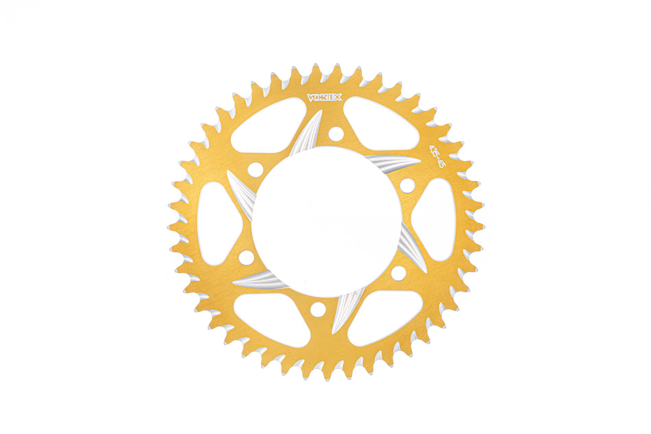 Gold Vortex Aluminum CAT5 Rear Sprocket - CRF110 - Factory Minibikes