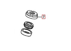 Stem Nut & Top Bearing Cover for use with Tapered Bearing Kits - ALL CRF110 & CRF125 - Factory Minibikes