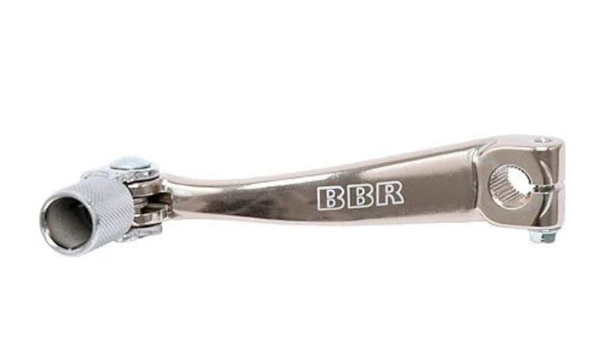 BBR Aluminum Folding Shift Lever - +1.5" KLX140 / +1" TTR125 / CRF150F/230F/250F - Factory Minibikes