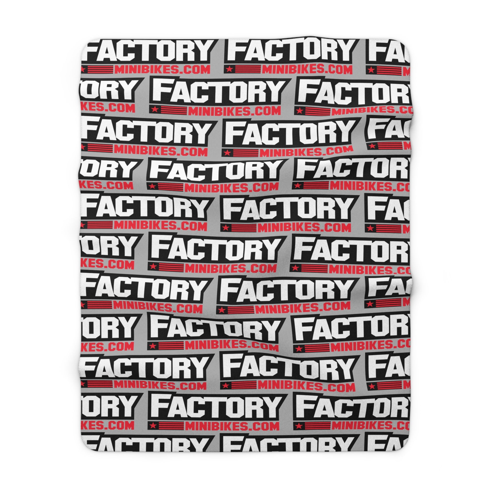 Factory Sherpa Fleece Blanket - Factory Minibikes