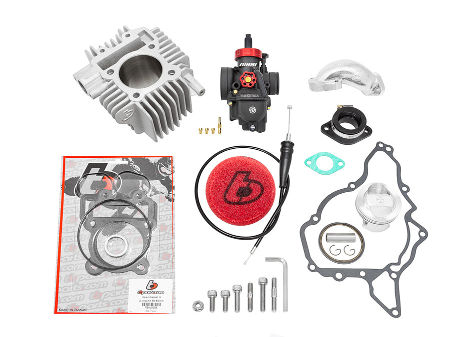 143cc Big Bore Kit & Nibbi PE26 Carb Kit - ALL KLX110 - Factory Minibikes