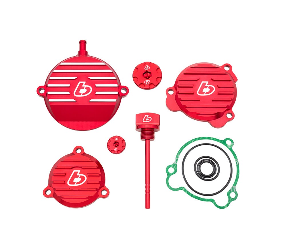 TB Billet Dress Up Kit - Red – KLX140 – Factory Minibikes