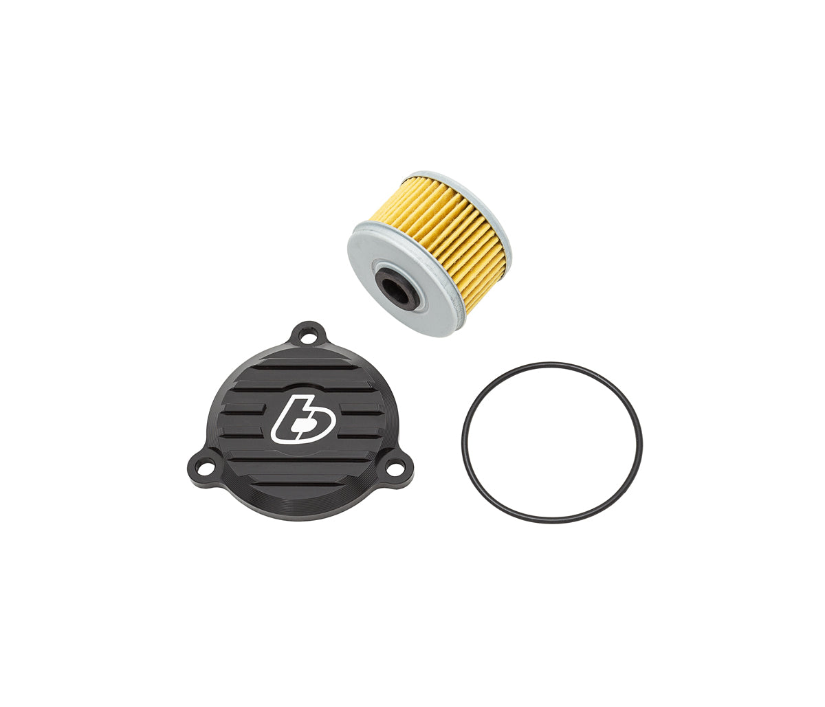 TB Black Billet Oil Filter Cover w/Filter – KLX140 - TB Parts TBW9282
