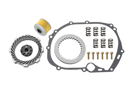 TB HD Clutch Plate Kit, Oil Filter & Black Oil Fill Cap – KLX110 KLX110L