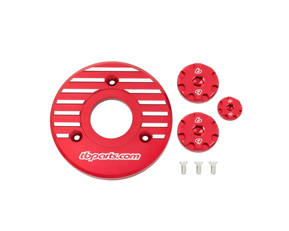 TB Engine Dress Up Kit, Red – KLX110 2010+
