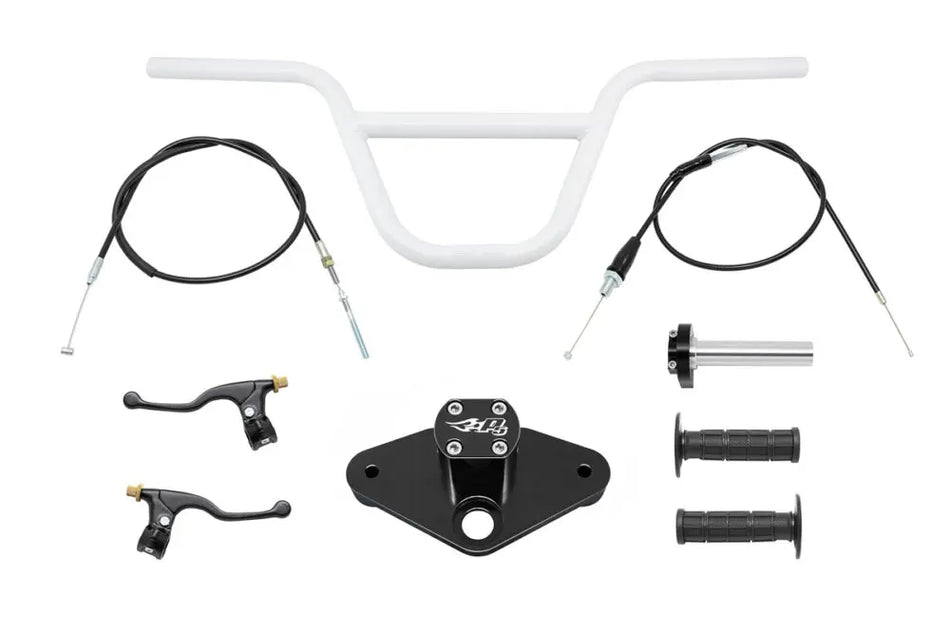 TB Bar Kit, White BMX – Z50 68-99, CT70K0 69-71, ATC70 73-85