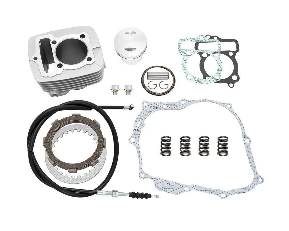 120cc Big Bore Kit & HD Clutch Kit w/ Cable - Honda CRF100F XR100R - Factory Minibikes