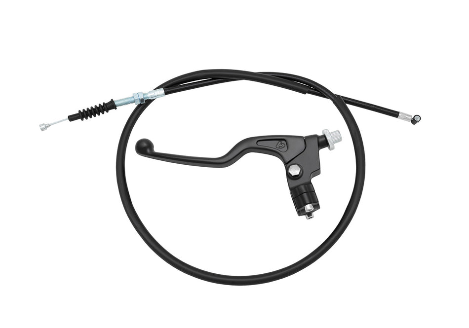 TB Black Clutch Lever W/Extended Cable – KLX140 - TB Parts TBW9392