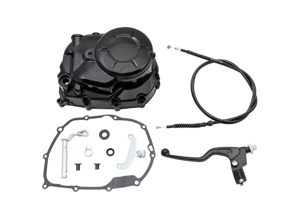TB Manual Clutch Cover Kit w/Black Lever – CRF110