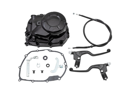 TB Manual Clutch Cover Kit w/Black Levers – CRF110