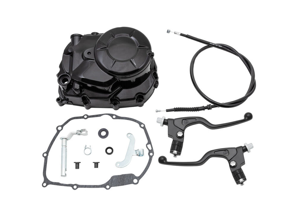 TB Manual Clutch Cover Kit w/Black Levers – CRF110