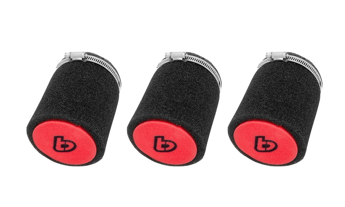 TB Foam Air Filter, 49mm, Sleeve Style, 3 Pcs - TB Parts TBW9483