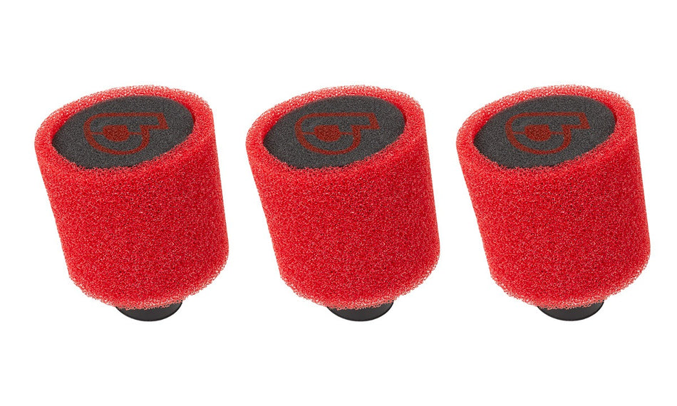 TB Foam Air Filter, 49mm, Cylinder Style, 3 Pcs - TB Parts TBW9484