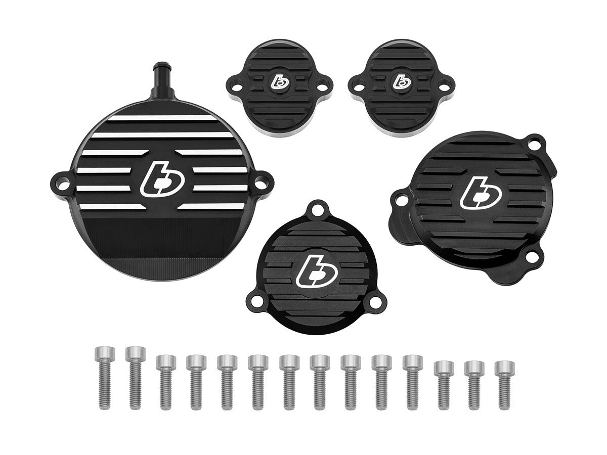 TB Billet Dress Up kit, Black w/Ti Hardware – KLX140 - TB Parts TBW9572