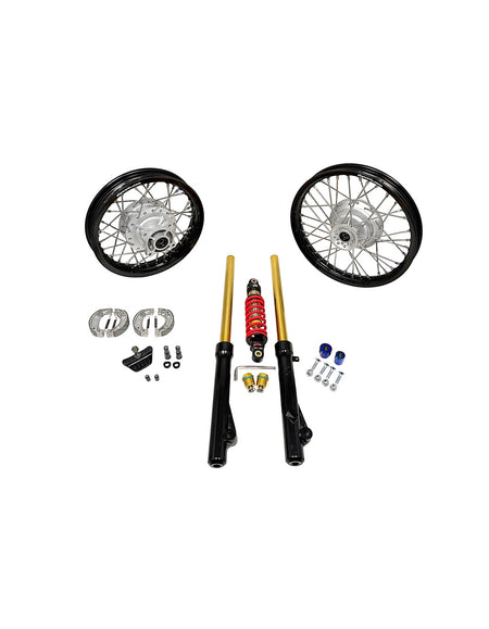 TBparts Ultimate Gold Suspension – 350# & Wheel Package – CRF110