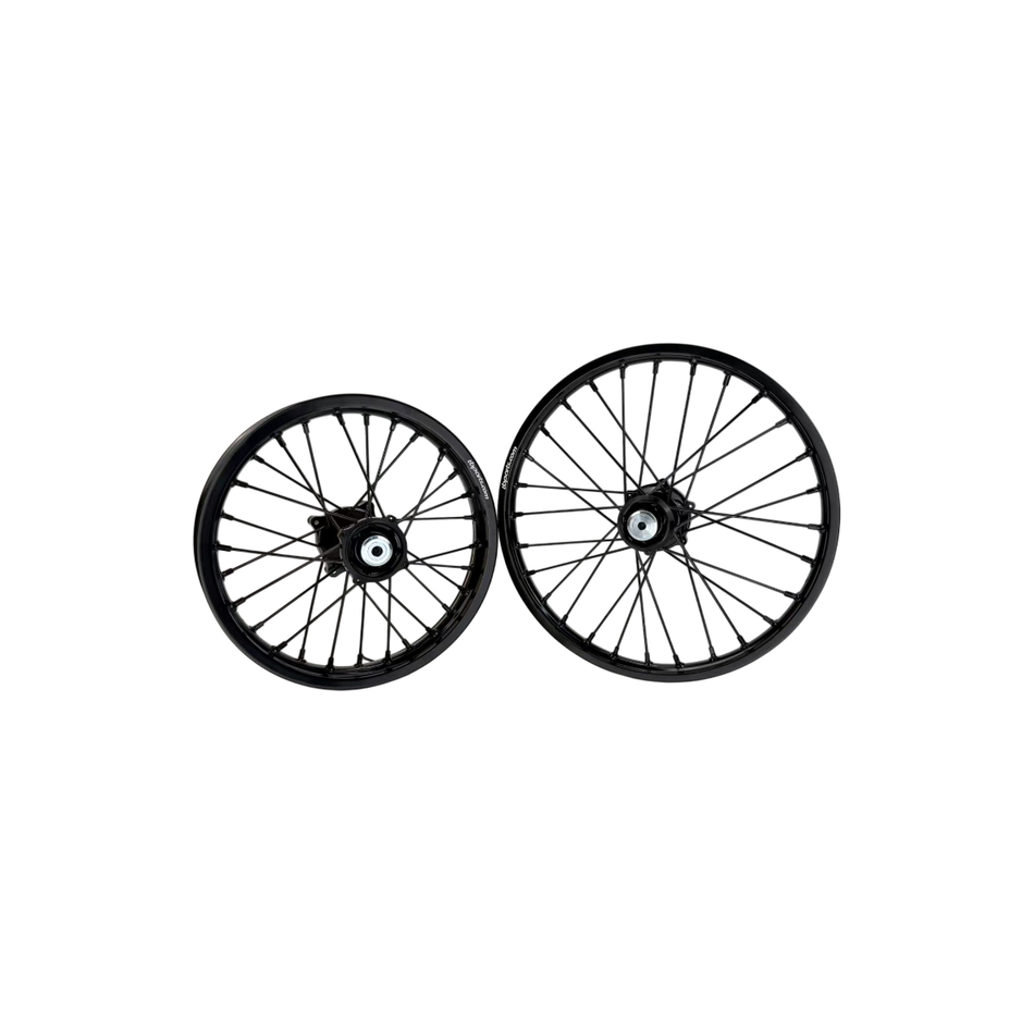 TB Front & Rear 19"/16" Wheelset - KLX140L/RL & KX85 - Factory Minibikes
