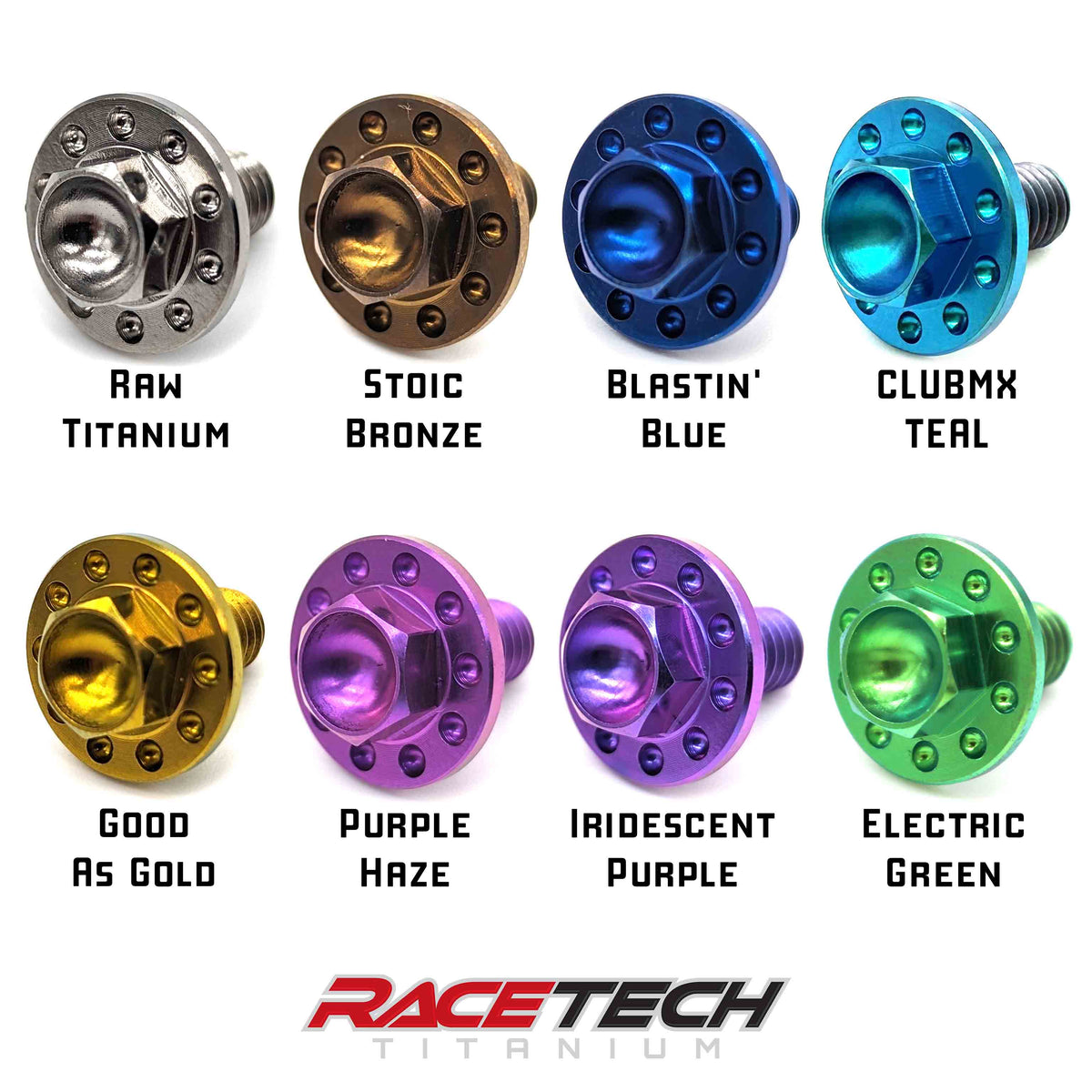 Titanium Full Bolt Kit - 2019+ CRF110 - Factory Minibikes