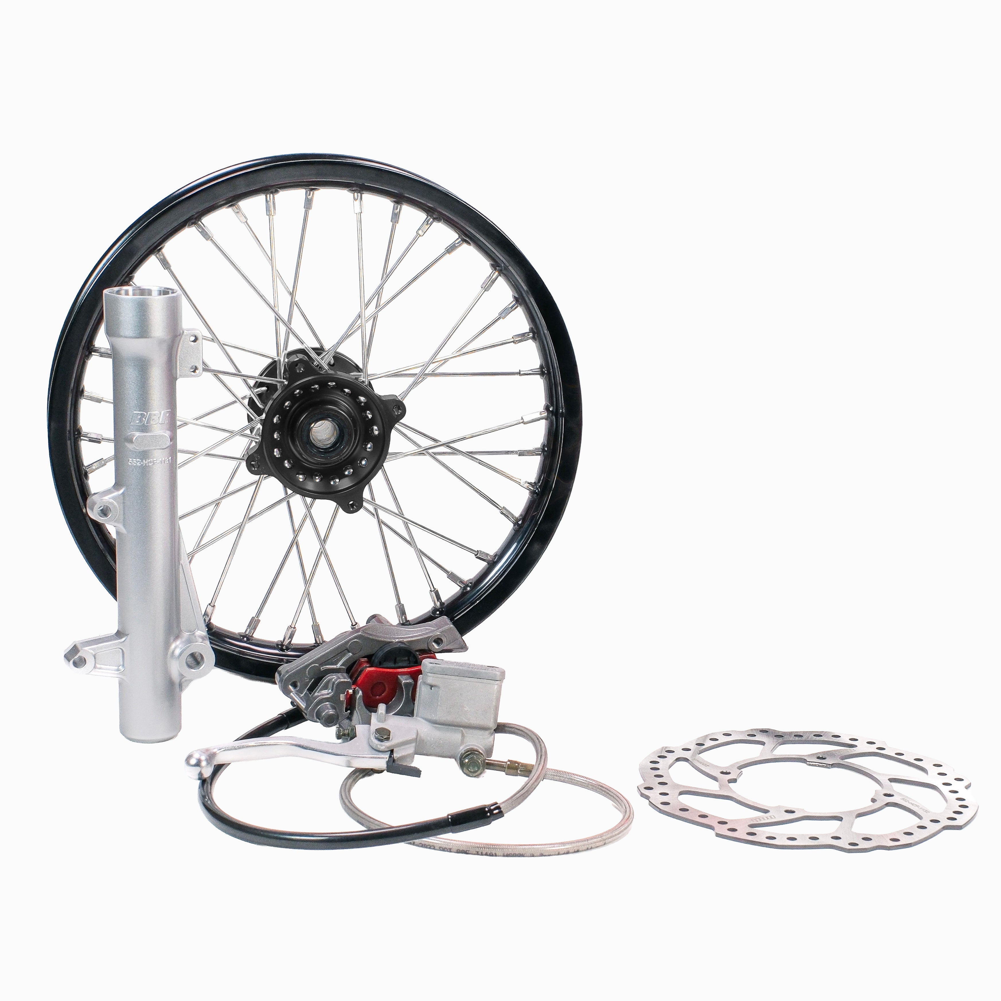 CRF110 - Front Disc Brake kit w/ Front Complete Wheel