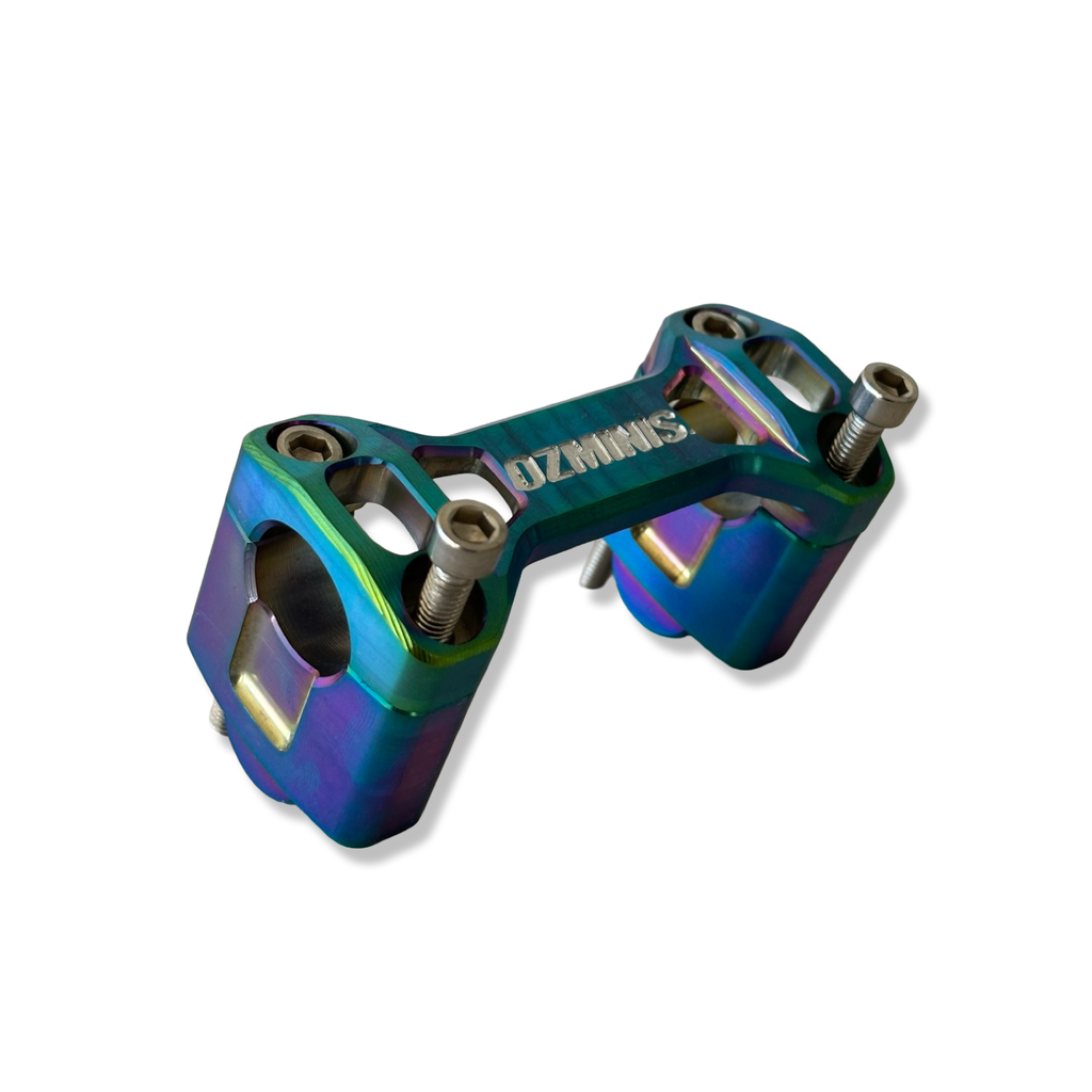 Billet Bar Risers for Stock Clamp - CRF110 - Factory Minibikes