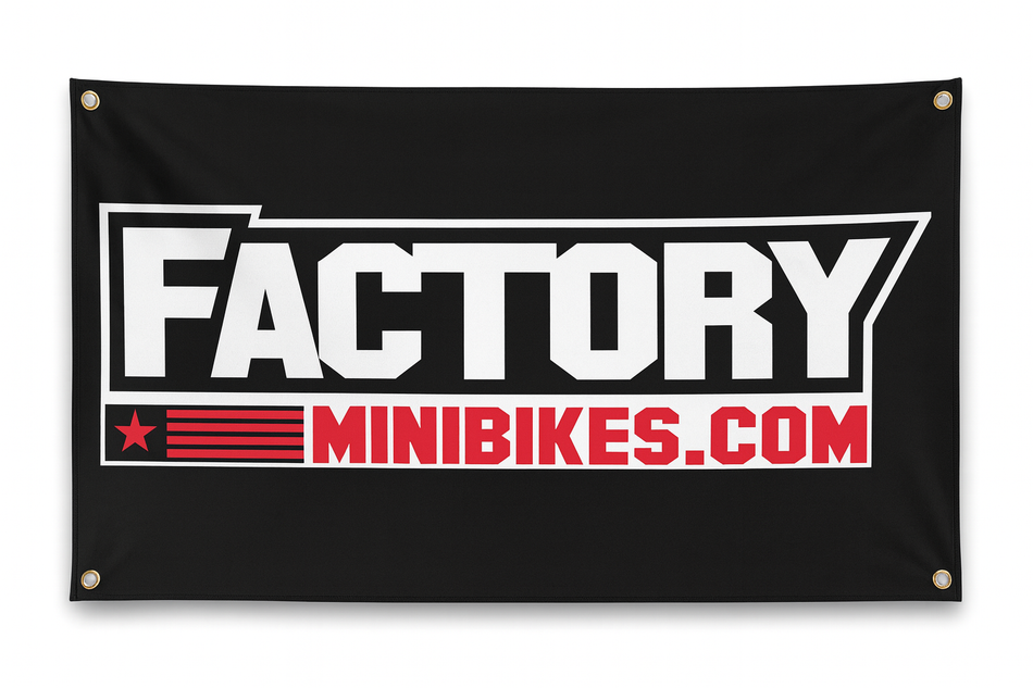 FREE w/ ORDERS $250+ -- Factory Wall Banner 3' x 2'