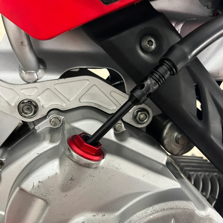 CJR Vented Dipstick Crankcase Breather w/ Hose - CRF110 - Factory Minibikes