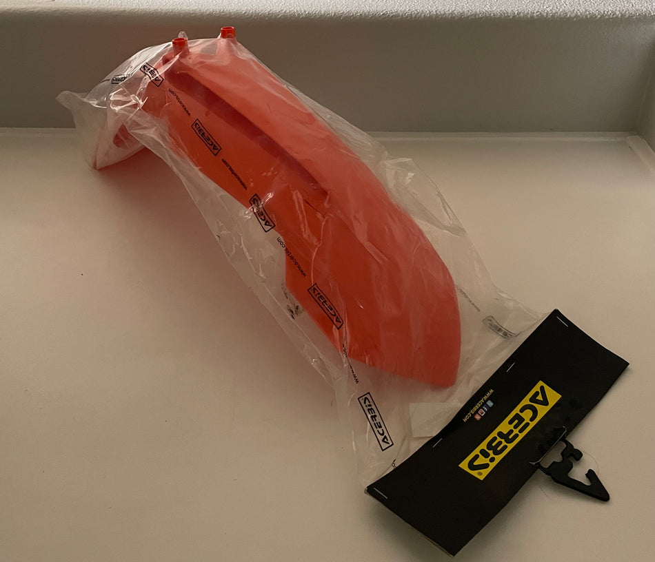 GARAGE SALE -- Front Fender KTM65SX 2016+ Style - Orange - Factory Minibikes