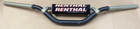 GARAGE SALE -- Renthal Twinwall 1 1/8" Handlebar RC Mini/85cc Bend (#923) Black - Factory Minibikes