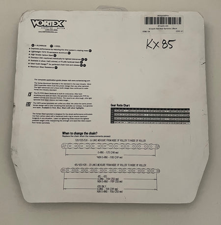 GARAGE SALE -- Vortex KX85 Rear Sprocket 53T - Factory Minibikes