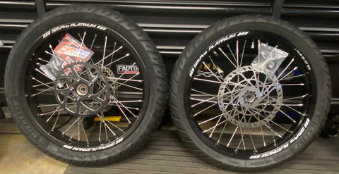 GARAGE SALE -- Surron/Segway Supermoto SM Pro Wheel Set 17" - Factory Minibikes