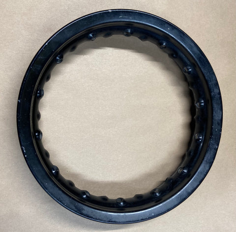 GARAGE SALE -- Black Anodized BBR 10"  Rear Rim - Factory Minibikes