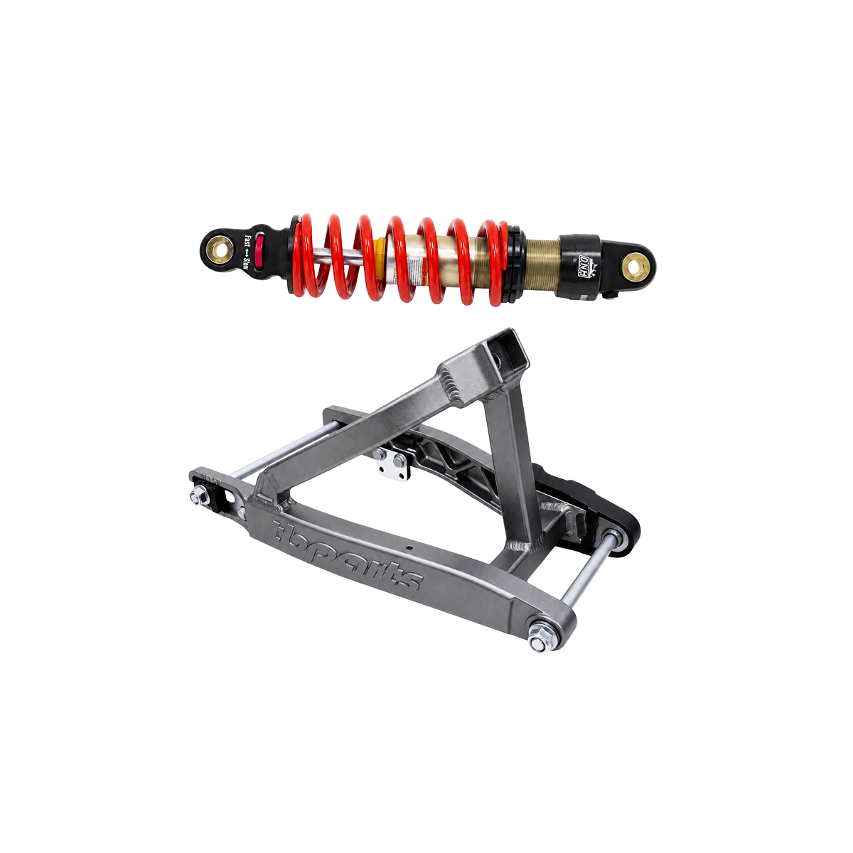 TB +2″ Swingarm & DNM Shock Kit – Gray / 250 lb – Honda CRF110F