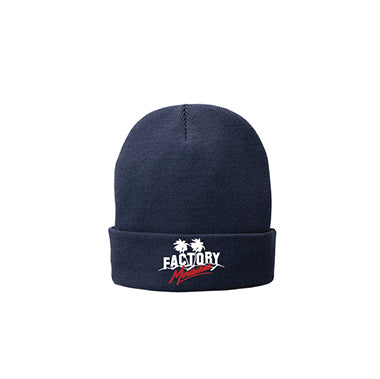 New 2024 Factory Embroidered Fleece Lined Beanie - Factory Minibikes