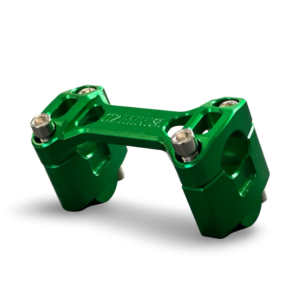 Billet Bar Risers for Stock Clamp - KLX110 - Factory Minibikes