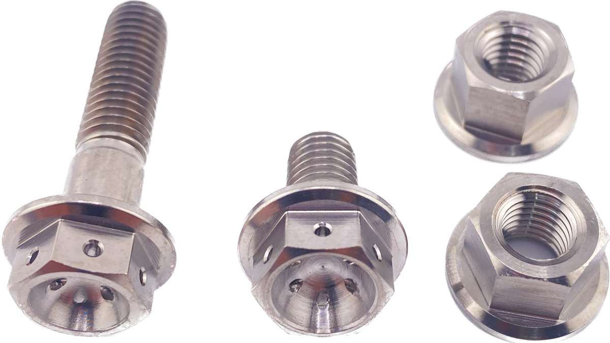 CRF110 titanium exhaust bolt kit - Factory Minibikes
