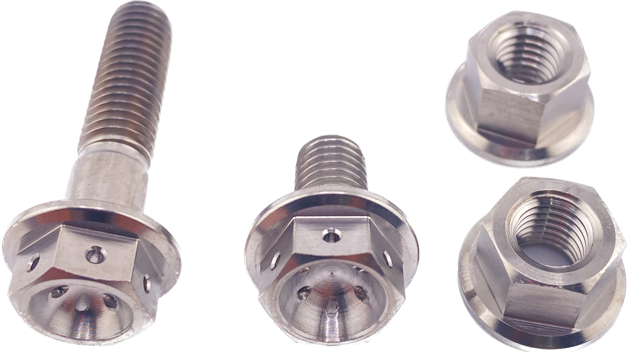 CRF110 titanium exhaust bolt kit - Factory Minibikes