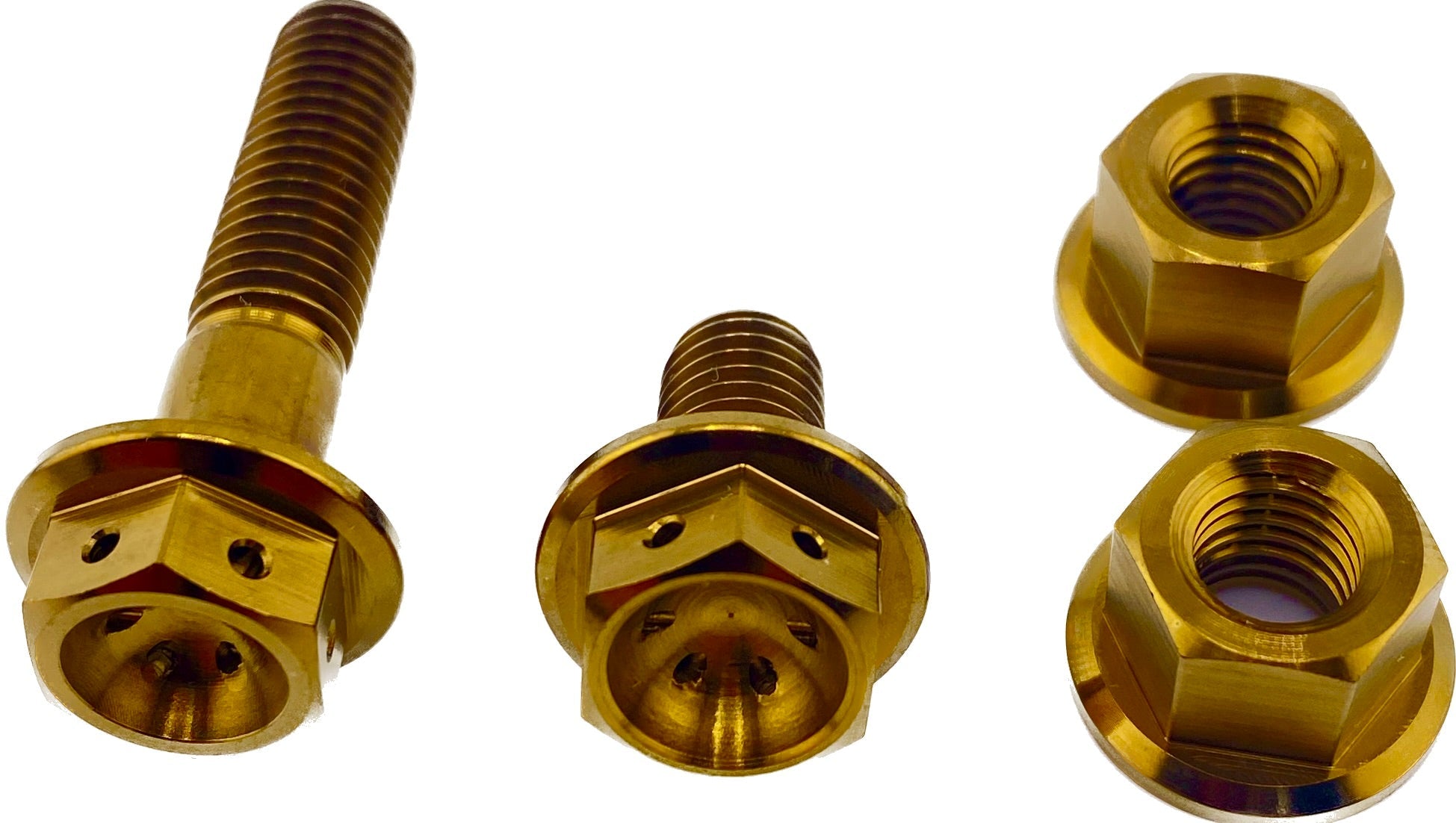 CRF110 titanium exhaust bolt kit - Factory Minibikes