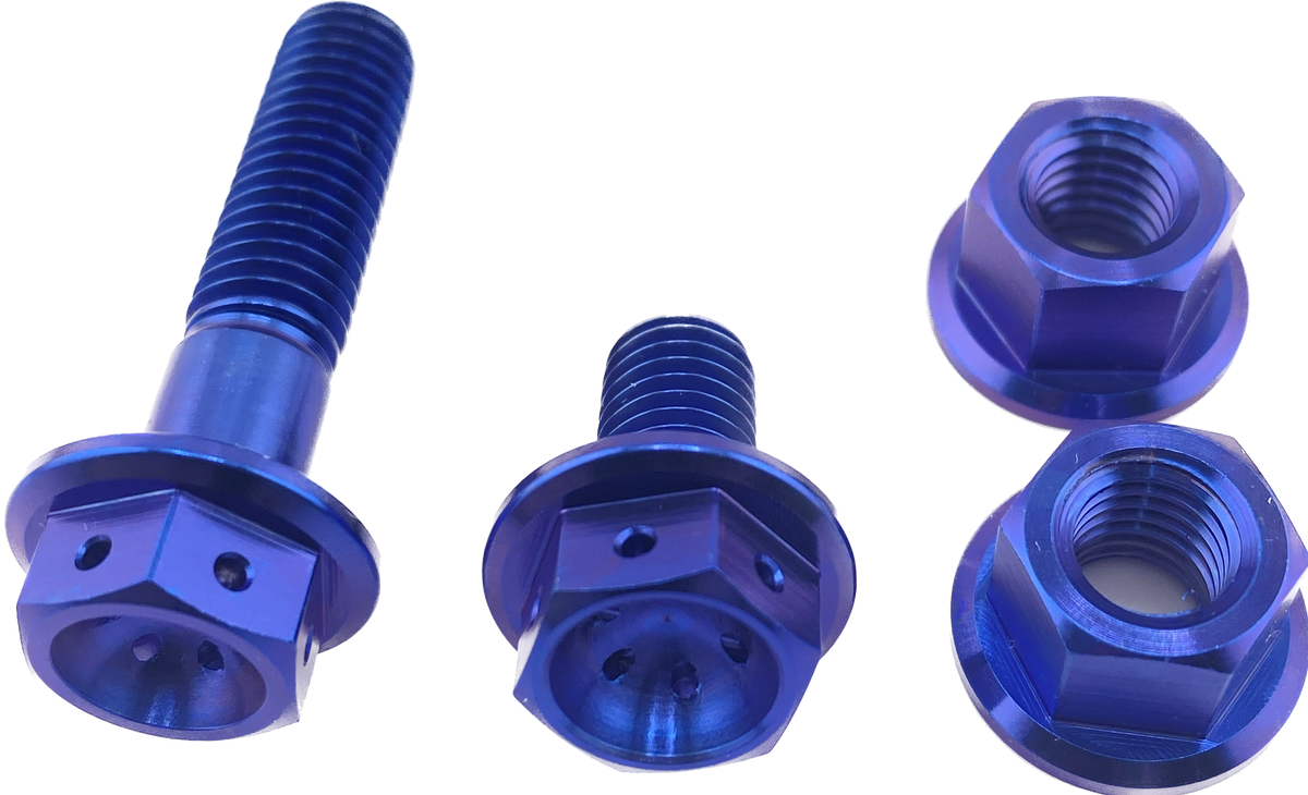 CRF110 titanium exhaust bolt kit - Factory Minibikes