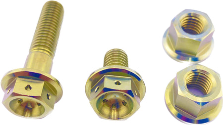 CRF110 titanium exhaust bolt kit - Factory Minibikes