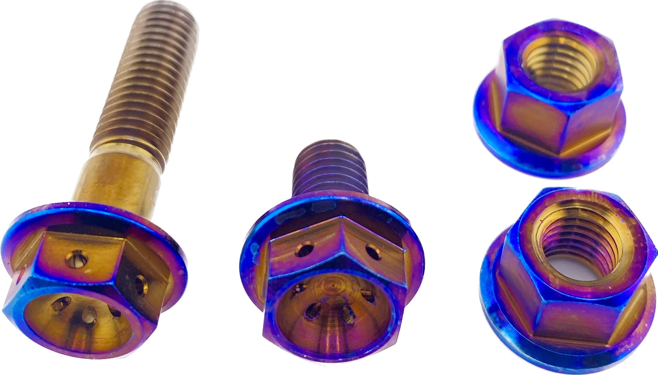 CRF110 titanium exhaust bolt kit - Factory Minibikes