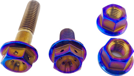 CRF110 titanium exhaust bolt kit - Factory Minibikes