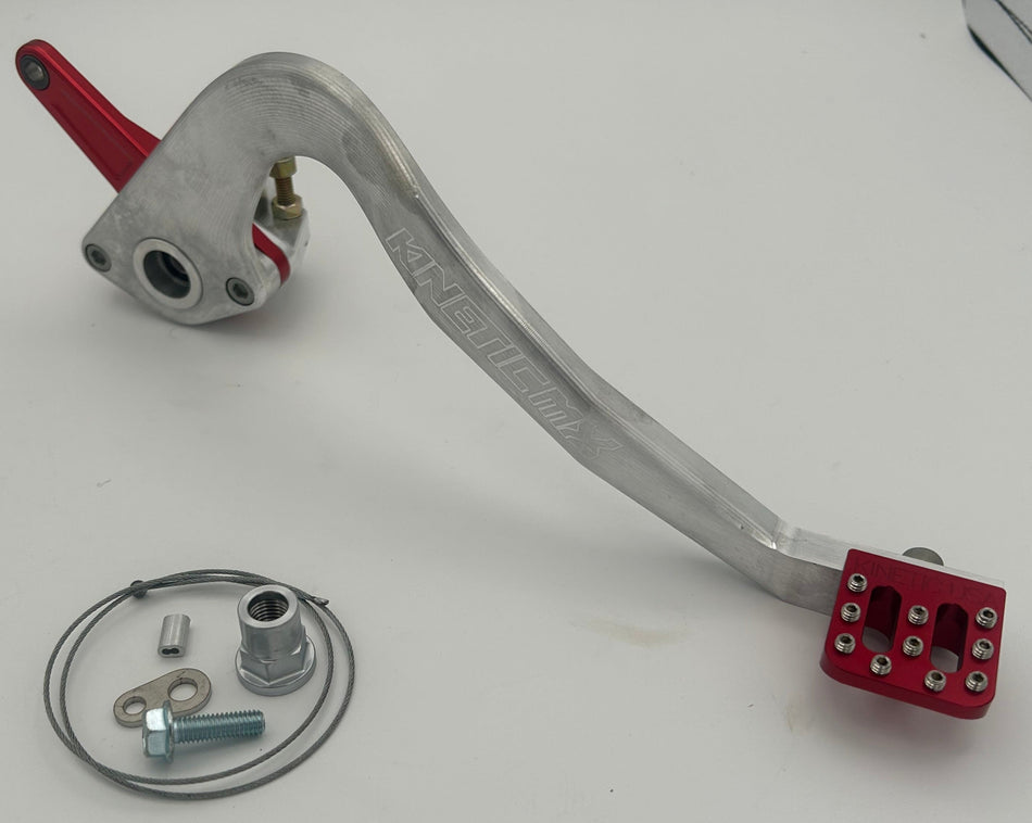 NEW Kinetic MX Billet Brake Pedal - KLX110/DRZ110 - Factory Minibikes
