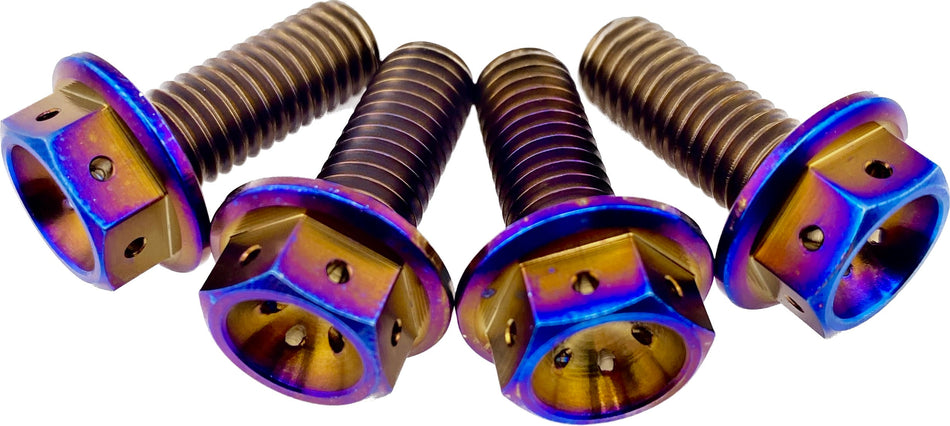 CRF110 Titanium foot peg mount bolts - Factory Minibikes