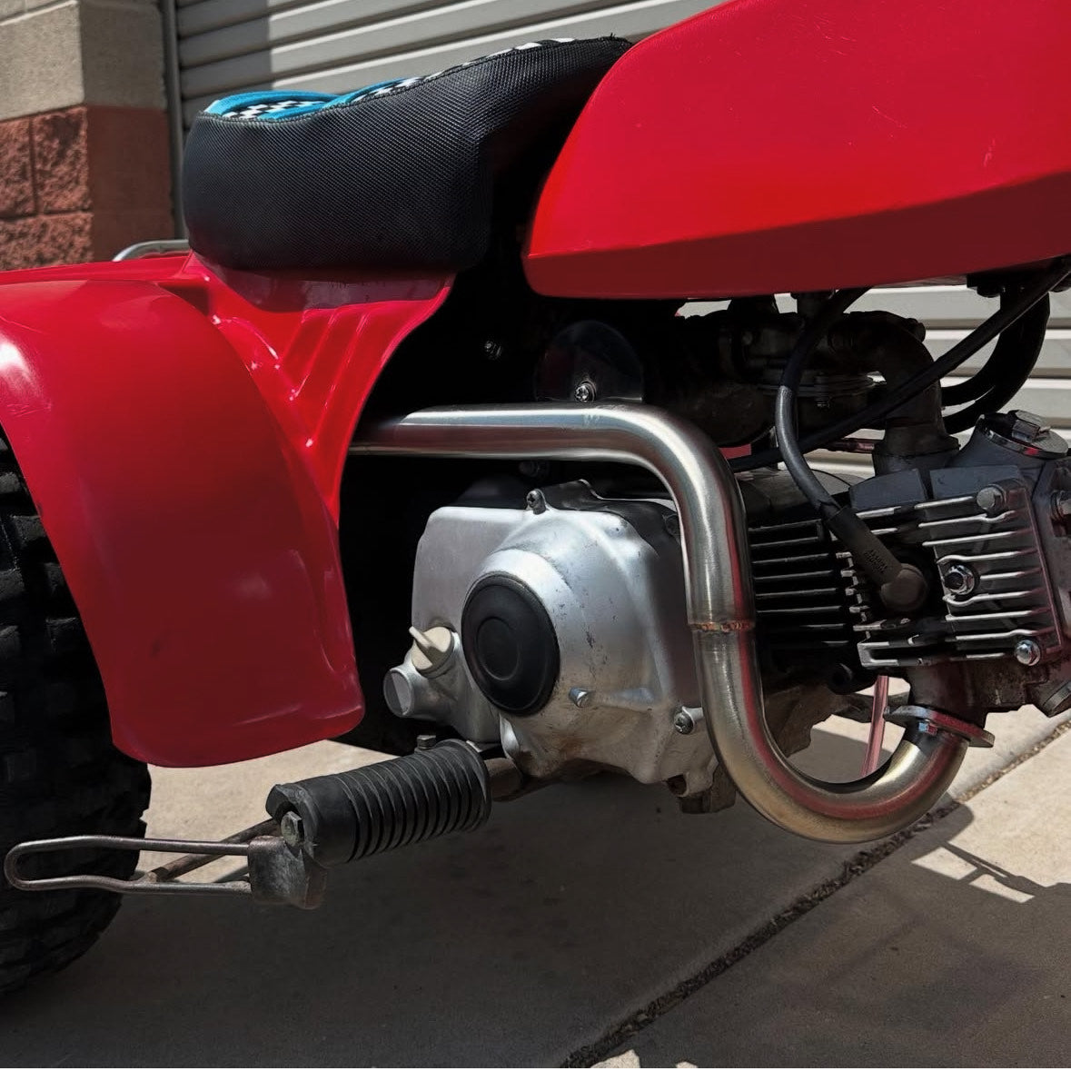 Rocket Exhaust Chubby System for 1978-1985 ATC70 – Factory Minibikes Rocket Exhaust Chubby System for 1978-1985 ATC70 – Factory Minibikes