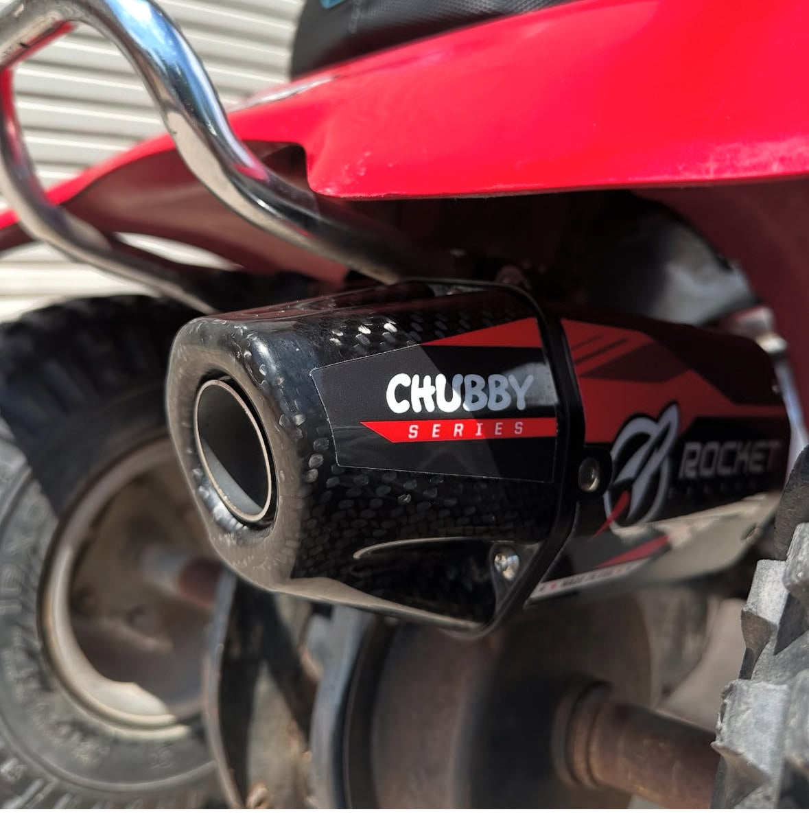 chubby Rocket Exhaust Chubby System for 1978-1985 ATC70 – Factory Minibikes