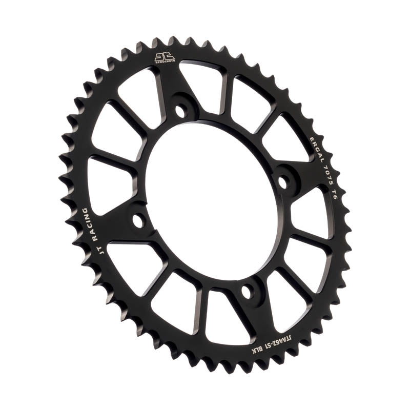 JT Racelite Rear Sprocket 428 Pitch - Black - KLX140/L – Factory