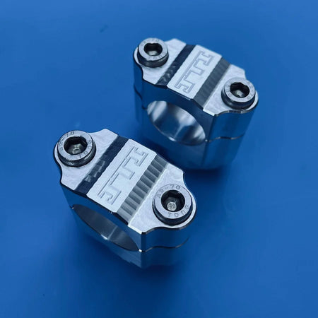 Billet Oversized 1-1/8" Handlebar Mounts for JTI Top Clamps - Factory Minibikes