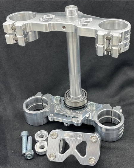 45/48mm Forks to KLX110 Billet Triple Clamp Set - JTI Products - Factory Minibikes