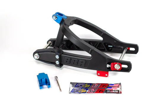 BBR +1.75" Extended Stock Comp Swingarm w/ Chain Guide - TTR110 - Factory Minibikes
